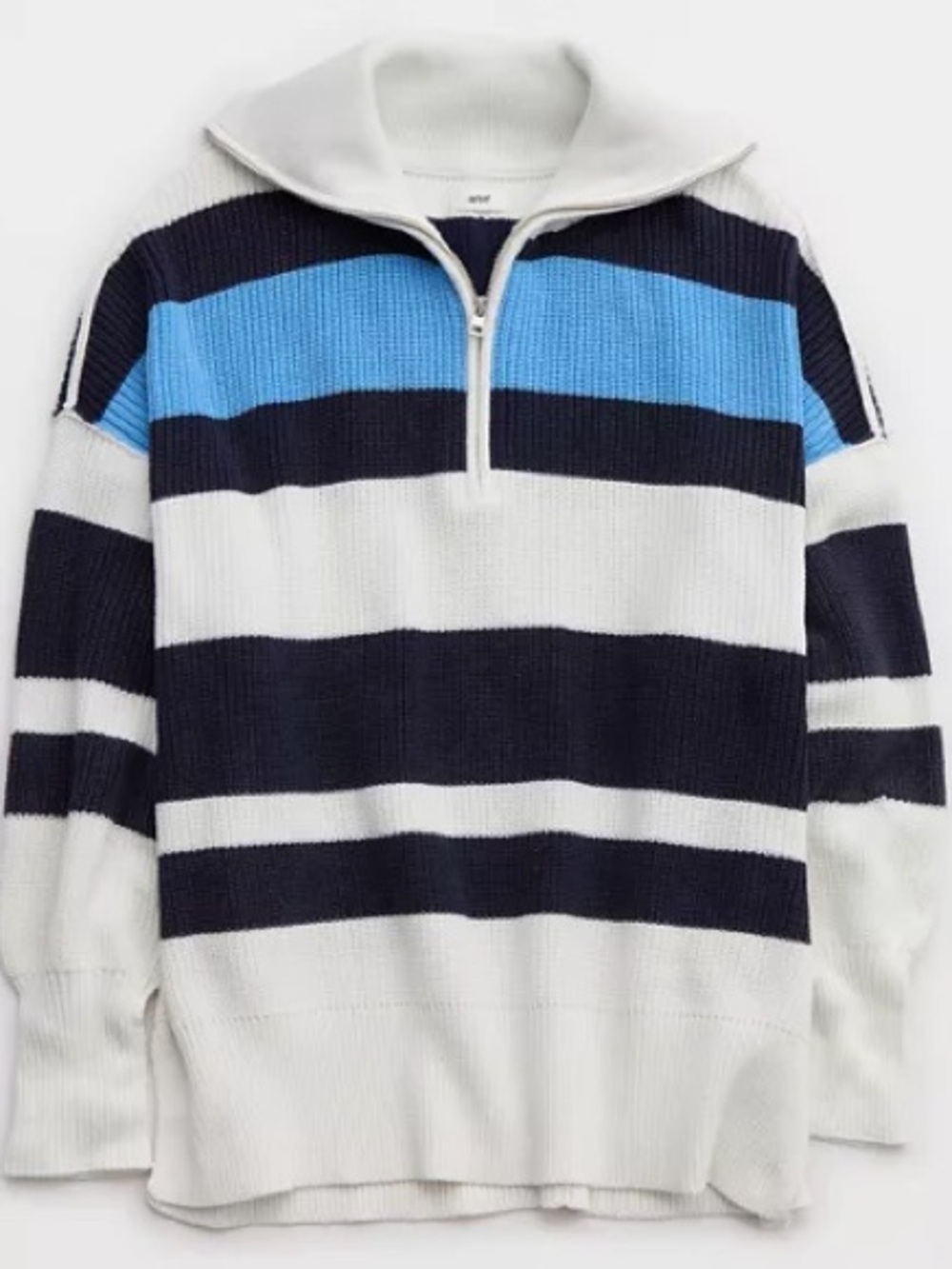 Aerie Beyond Quarter Zip Knit Sweater